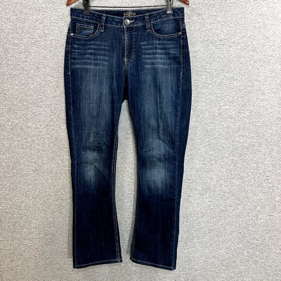 Riders by Lee Womens Jeans Size 12 Petite Denim Blue Boot Cut - Picture 13 of 14